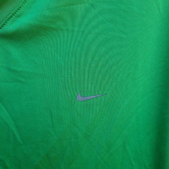 Nike Green V Neck Tee Shirt size Large - Picture 5 of 8